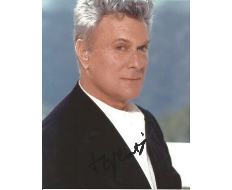 Tony Curtis signed 10 x 8 colour Photoshoot Portrait Photo, from in person collection autographed at ITV Studios London 2008.