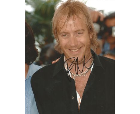 Rhys Ifans signed 10 x 8 colour Portrait Photo, from in person collection autographed at London Premiere 2011. Good Condition