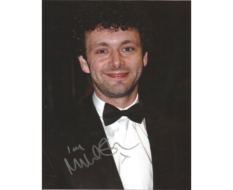 Michael Sheen signed 10 x 8 colour Photoshoot Portrait Photo, from in person collection. Good Condition. All signed pieces co
