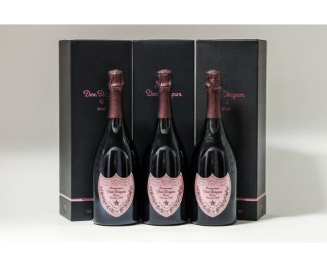 DOM PERIGNON ROSE VINTAGE CHAMPAGNE, 2000 (3 BT)
Champagne, France
(3 x 750ml)
This is an auction of preowned and antique ite
