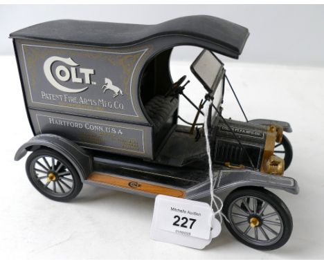 Model Colt Patent Firearms delivery van, height 14 cm, length 21 cm