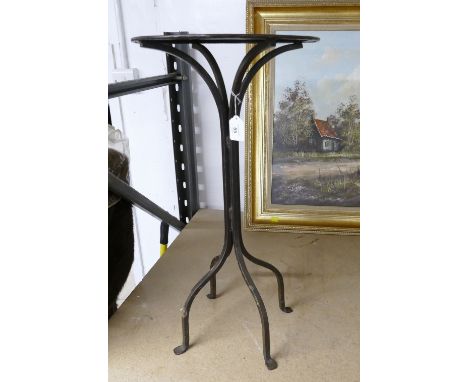 Wrought iron plant stand