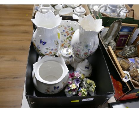 Aynsley Cottage Garden and Wild Tudor ornaments, flower posies etc