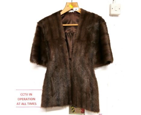 Vintage ladies fur shawl