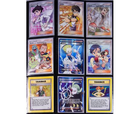 Pok&eacute;mon TCG - 360 Trainer / Supporter Cards, Contained in Ultra Pro Binder, Comprising of 239 Ultra Rare, Holographic 