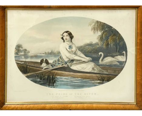 PICKEN & VINTER after MARTIN'The Pride of the River' Victorian coloured lithograph in maple frame46 x 58 (sight size)Together