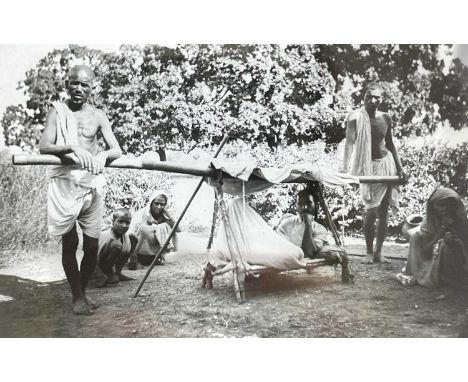 71 Magic Lantern slides. Images of early 20th century India. Black and white and colour. People and places including Delhi, D