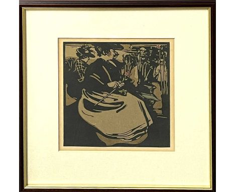 Sir William NICHOLSON (1872-1949)London Types, Flower Girl (1898)Lithograph27.5 x 25cm (sight size)