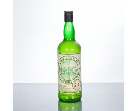 GLENLIVET SMWS 2.4
Cask strength single Speyside malt whisky, distilled in March 1973 and bottled in October 1984 for the Sco