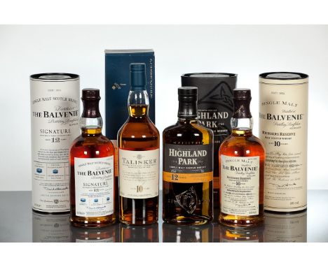 BALVENIE SIGNATURE 12 YEAR OLD 
Limited batch release single Speyside malt Scotch whisky from batch No. 3. 70cl, 40% volume. 