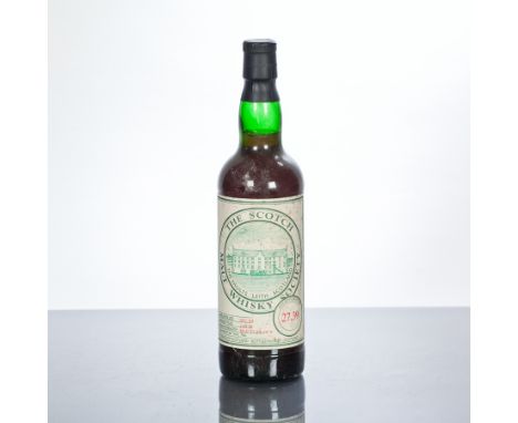 SPRINGBANK SMWS 27.39
Cask strength single Campbeltown malt whisky, distilled in December 1964 and bottled in June 1996 for t