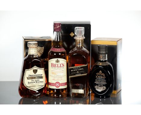 JOHNNIE WALKER BLACK LABEL 12 YEAR OLD
Blended Scotch Whisky. Bottle No. B 38788. 70cl, 40% volume, in presentation carton.
D