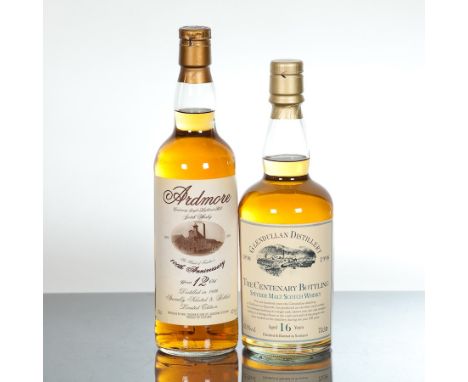 GLENDULLAN 16 YEAR OLD CENTENARY BOTTLING 
Single Speyside malt Scotch whisky. Bottled to mark the centenary of the distiller