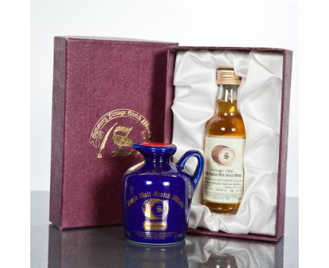MACALLAN 1966 SIGNATORY VINTAGE 
Single Highland Malt Whisky from Cask no.4185, distilled 16.6.66, bottled 25.6.96. Bottle no
