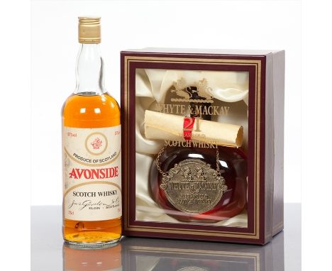 AVONSIDE Blended Scotch Whisky. 75cl, 57% volume. WHYTE &amp; MACKAY 21 YEAR OLD Blended Scotch Whisky. 70cl, 43% volume, in 