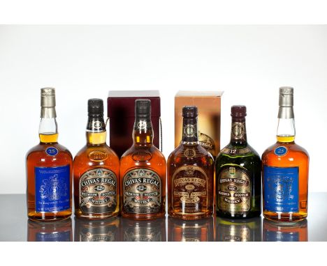 THE SEAGRAM 25 YEAR CLUB
Blended Scotch Whisky, aged 25 Years. 70cl, 40% volume.
CHIVAS REGAL 12 YEAR OLD
Blended Scotch Whis