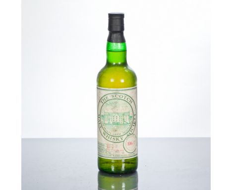 CARDHU SMWS 106.11
Cask strength single Speyside malt whisky, distilled in October 1970 and bottled in May 1996 for the Scotc
