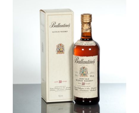 BALLANTINE'S 30 YEAR OLD
Blended Scotch Whisky, labelled for the Asian market. 75cl, 43% volume, in carton. CONDITION REPORT: