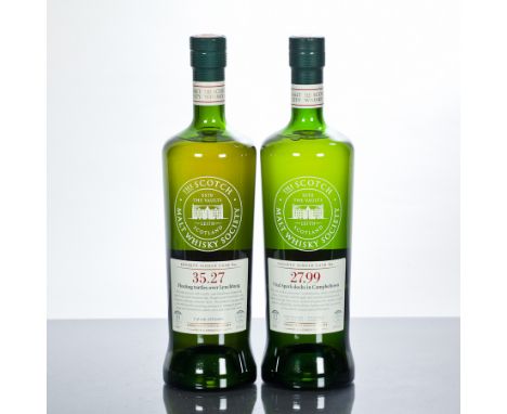 SPRINGBANK 12 YEAR OLD SMWS 27.99
Cask strength single Campbeltown malt whisky distilled 31st March 2000, one of 204 bottles.