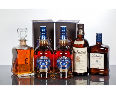 CHIVAS REGAL GOLD SIGNATURE
Blended Scotch Whisky, aged 18 Years. 70cl/700ml, 40% volume/40 G.L., in carton.
BALLANTINE'S CEL