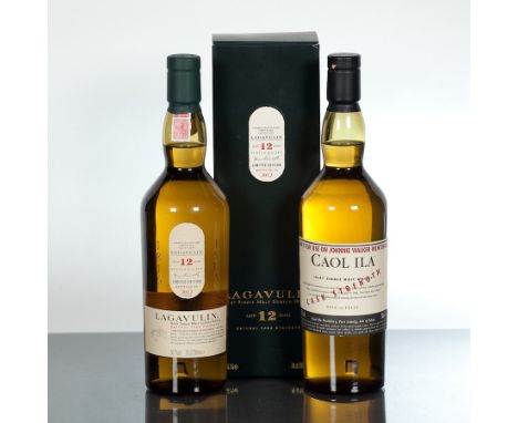LAGAVULIN 12 YEAR OLD 
Limited edition natural cask strength single Islay malt Scotch whisky. Bottled 2012. 70cl, 56.1% volum