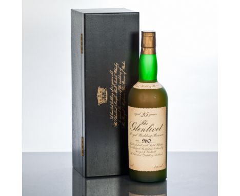 THE GLENLIVET ROYAL WEDDING RESERVE 
'Unblended all malt Scotch Whisky. Distilled and Bottled in Scotland by George & J.G. Sm