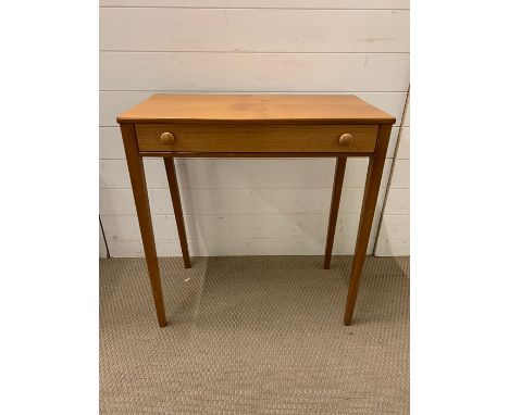 A small console table with drawer to centre (H73cm W69cm D36cm)