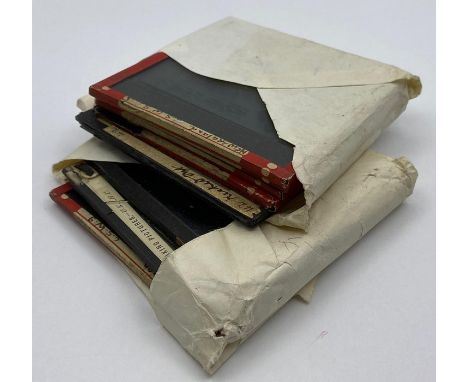 A small selection of magic lantern slides.