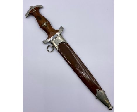 A Third Reich SA Honour dagger, (brown handle and scabbard)