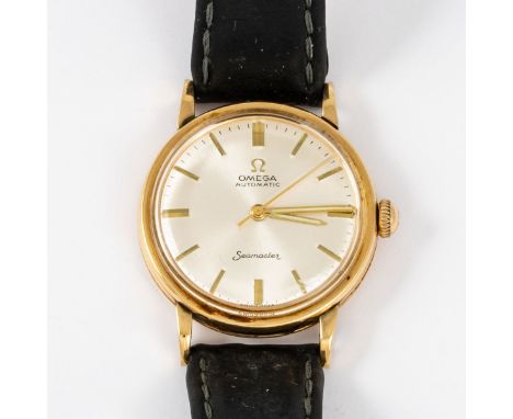 Omega-Herrenarmbanduhr - Vintage 1952Fa. Omega Watch &amp; Co., Schweiz. Modell: Seamaster Automatic. 750/- Roségold, gestemp