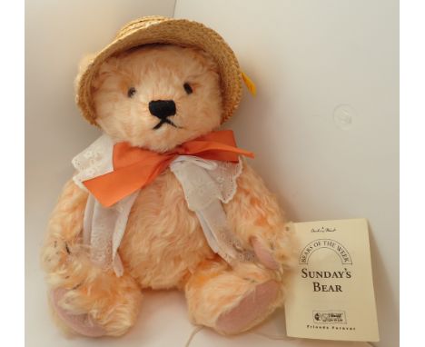 Steiff Sundays bear with labels and tags