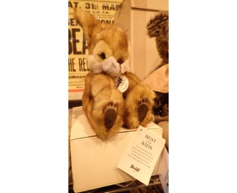 Boxed Steiff Poppel rabbit H: 20 cm