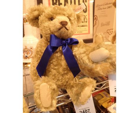 Limted edition Steiff Teddy bear with growler 1437/1500 H: 30 cm