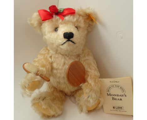 Steiff Mondays bear with labels and tags