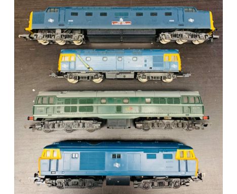4x OO Gauge Diesel Locos 2x Lima &amp; 2x Hornby/Triang - All Unboxed