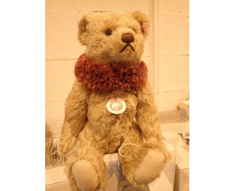 Boxed Steiff Yes/No teddy bear with certificate limited edition 380/1500 H: 30 cm