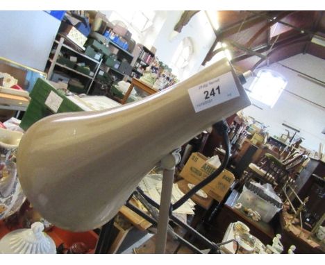 An angle poise lamp