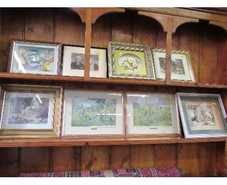 A collection of hunting and other prints,&nbsp;