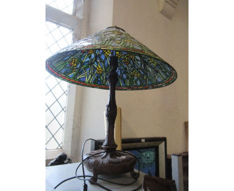 A Tiffany table lamp