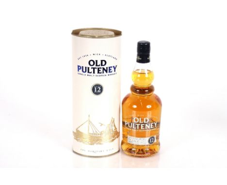 Old Pulteney, single malt scotch whisky, 12 years, 70cl, 40%, complete with carton