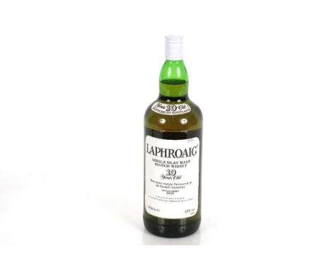 Laphroaig, single Islay malt Scotch whisky, 10 years old, 1.14L, 43%