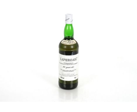 Laphroaig, unblended Islay malt Scotch whisky, 10 years old, 75cl, 40%