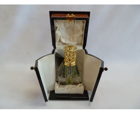 New Ashleigh and Burwood fragrance lamp in burr walnut effect presentation box