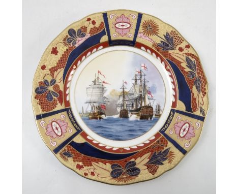 A Royal Worcester limited edition collectors plate, from the Nelson Collection, Battle of Copenhagen, boxed, diameter 11ins