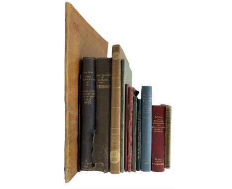 Collection of 19th to mid-20th century railway manuals, accounts and reports, including Railway Patents 1803-1866; The Railwa