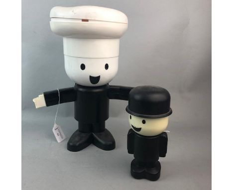 HOMEPRIDE CHARACTER SCALES AND ACCESSORIES, the character 32cm high, with accessories within, along with another standalone c