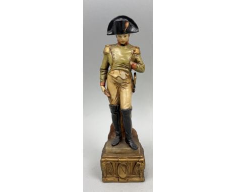A CERAMIC STATUE OF NAPOLEON28cm H
