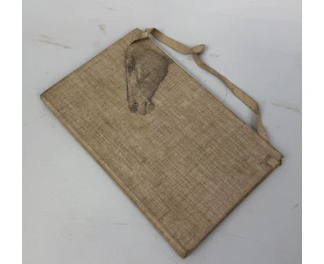 NIGEL LOVETT (BRITISH B.1900): AN INTERESTING SKETCH BOOK CONTAINING A MIX OF BRITISH SPORTING DRAWINGS AND RURAL LIFE AS WEL