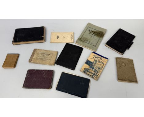 NIGEL LOVETT (BRITISH B.1900): A GROUP OF ELEVEN EARLY SKETCH BOOKS CONTAINING A VARIETY OF SUBJECTS, INCLUDING SPORTING SCEN