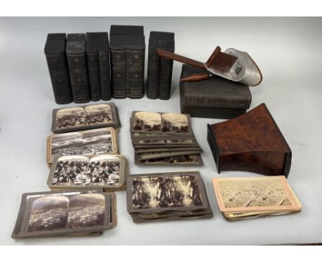 A COLLECTION OF STEREOSCOPES BY UNDERWOOD AND UNDERWOOD ,MOSTLY DEPICTING SCENES IN THE HOLY LAND